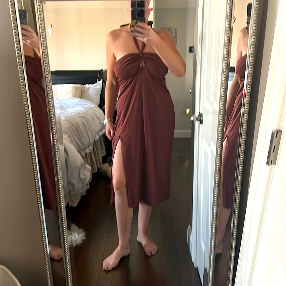 Abercrombie & Fitch halter maxi dress size L